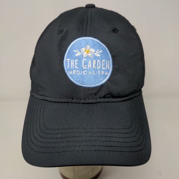 Ahead Men's Strapback Hat Medical Spa Cap Black Mid Fit Embroidered Logo - Picture 3 of 12